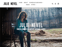 Tablet Screenshot of julienevel.com